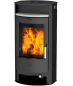 Preview: Fireplace Kaminofen Porto Stahl, 6 kW, schwarz, K5960